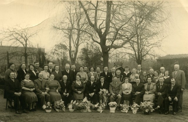 Jubileumfoto Sylvie Bekaert-Roger Tack